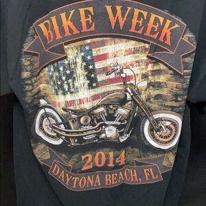 Gildan- 2014 Bike Week T-shirt Men’s Large Black